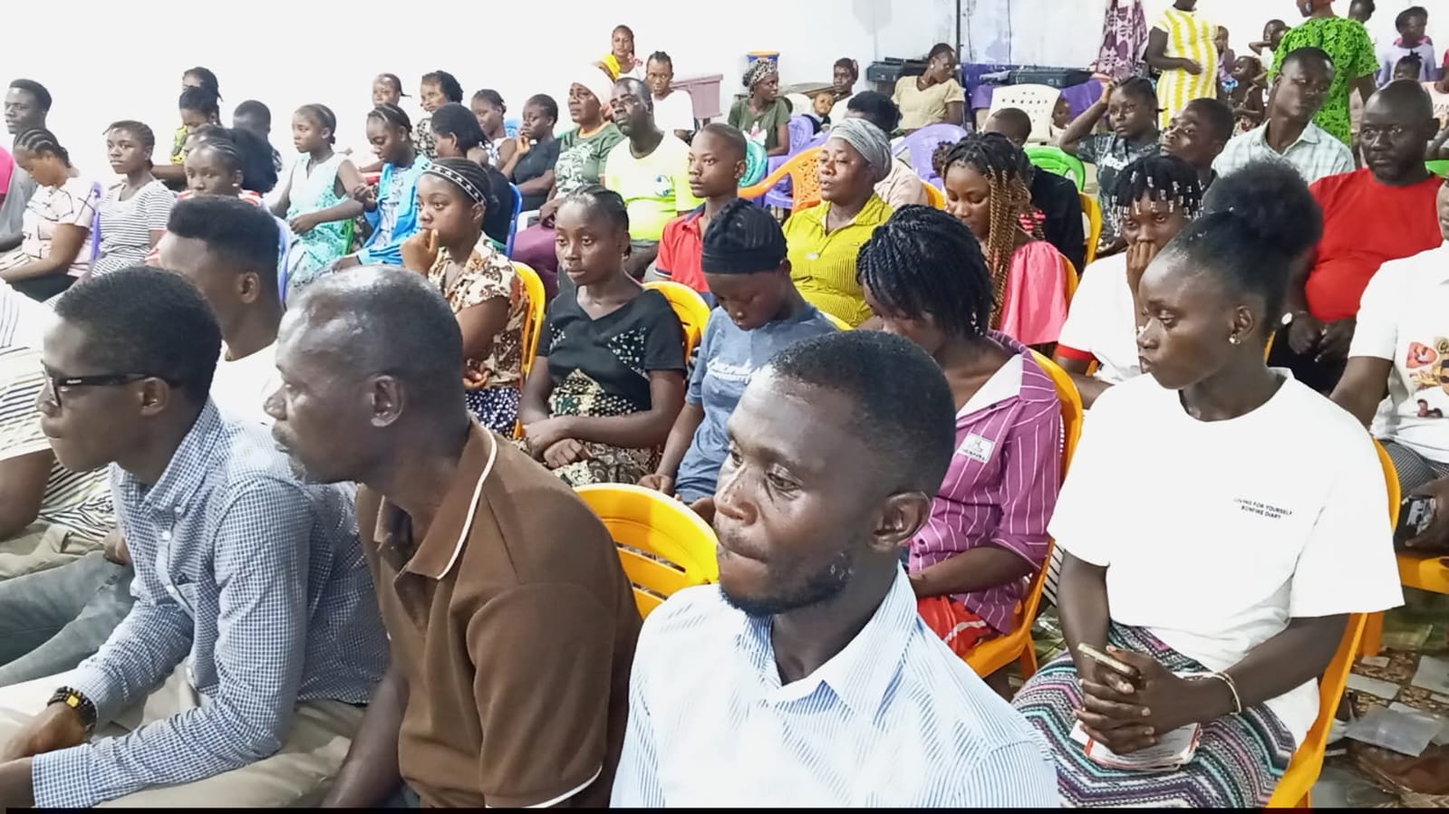 Members of the HDM-GA congregation gathered for teaching
